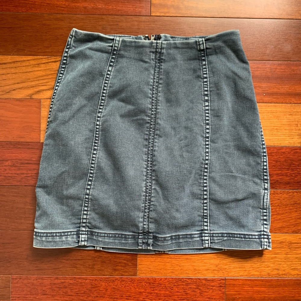 Free People Denim Skirt
